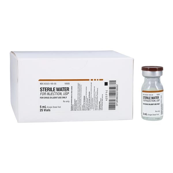 Sterile Water Injection 5mL SDV 5mL 25/Bx