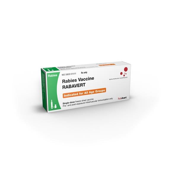 Rabavert Rabies All Ages Injectable 1mL SDV Ea