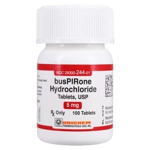 Buspirone HCl Tablets 5mg Bottle 100/Bt