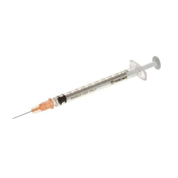 TB Syringe/Needle 25gx5/8" 1mL Luer Slip _ Low Dead Space 1000/Ca