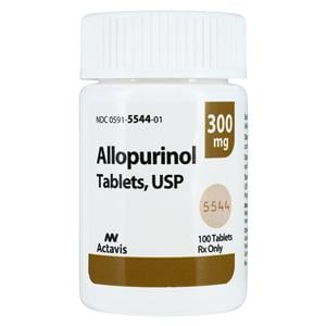 Allopurinol Tablets 300mg Bottle 100/Bt