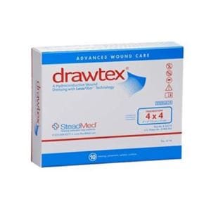 Drawtex LevaFiber Tracheostomy Dressing 4x4" Sterile Non-Adherent