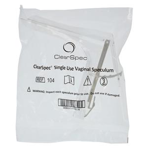 ClearSpec Graves Vaginal Speculum Large Plastic Light Option 18/Bx