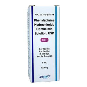 Phenylephrine HCl Ophthalmic Solution 10% Bottle 5mL 5mL/Bt