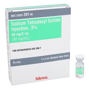 Sodium Tetradecyl Sulfate Injection 30mg/mL MDV 2mL 5/Package