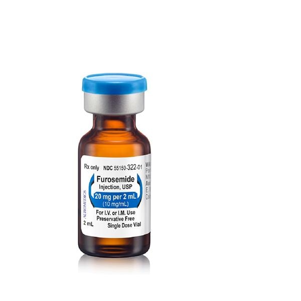 Furosemide Injection 10mg/mL SDV 2mL 25/Bx