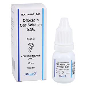 Ofloxacin Otic Solution 0.3% Bottle 10mL 10mL/Bt