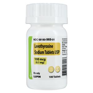 Levothyroxine Sodium Tablets 0.1mg Bottle 100/Bt