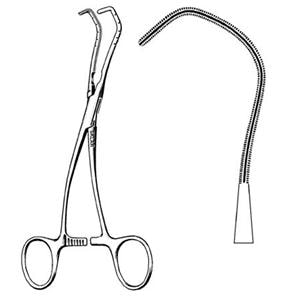 Cooley-Derra Clamp 7-1/4" Stainless Steel Non-Sterile Reusable Ea