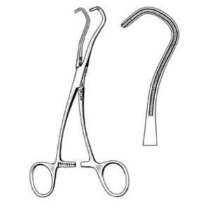 Debakey -Derra Atraumatic Forceps Double Angled 6-3/4" Non-Sterile Ea