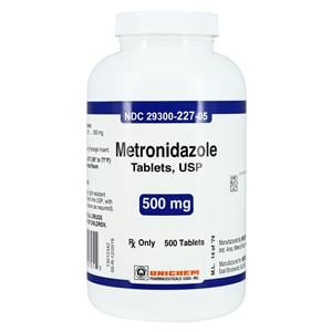 Metronidazole Tablets 500mg Bottle 500/Bt