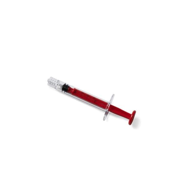 Medication Syringe 1mL Red Male Luer Lock Low Dead Space 10/Ca