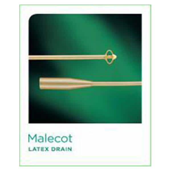 Bardex Malecot Catheter Drain 18Fr 4-Wing Reinforced Tip Hydrophilic Coated 6/CA