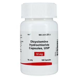 Dicyclomine HCl Capsules 10mg Bottle 100/Bt