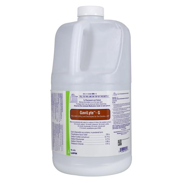 Polyethylene Glycol 3350 Oral Solution 236gm/ds Bottle 4L/Bt