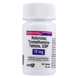 Ketorolac Tromethamine Tablets 10mg Bottle 100/Bt