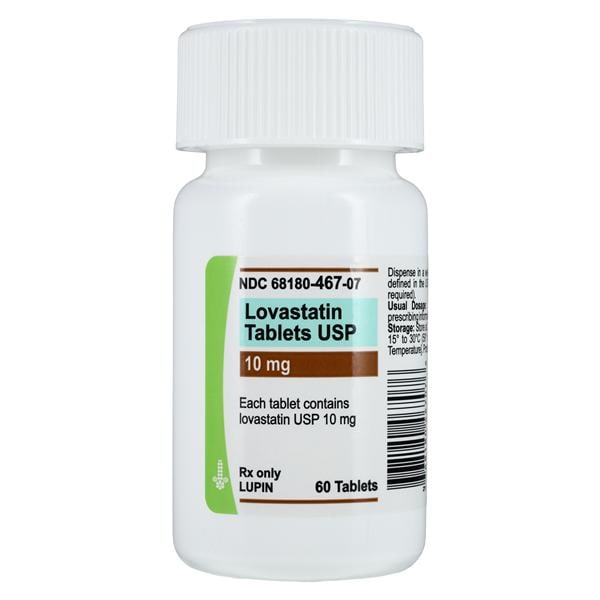 Lovastatin 10mg 60/Bt