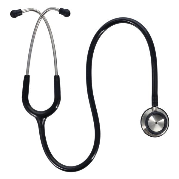 Adscope 603 Classic Stethoscope Adult Black Single Lumen Tubing Ea