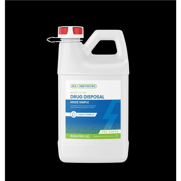 Rx Destroyer Pro Liquid Disposal 64oz w/ Hardener 4/Ca