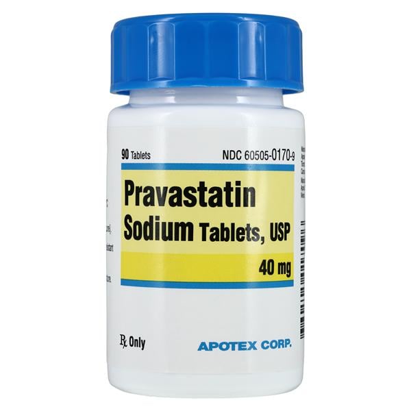 Pravastatin Sodium 40mg 90/Bt