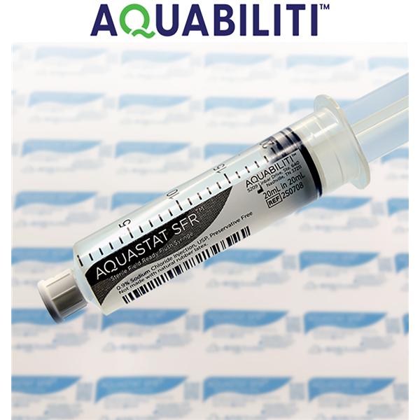 Aquastat SFR Sodium Chloride IV Flush Solution 0.9% Strl Fld Rdy Prefl Syr 20mL, 4 BX/CA