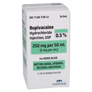 Bupivacaine HCl Injection 5mg/mL MDV 50mL 50ML/Vl