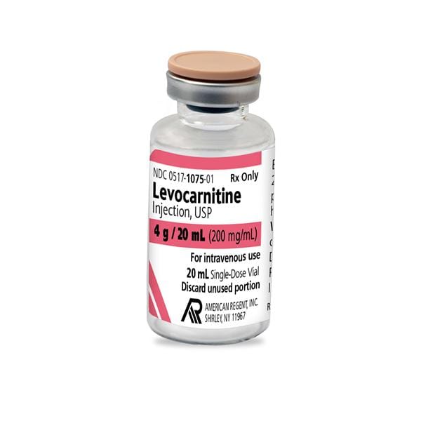 Levocarnitine Injection 200mg/mL SDV 20mL 20mL/Vl