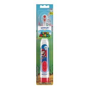 Arm & Hammer Spinbrush Battery Power Toothbrush Soft Super Mario Ea, 24 EA/CA