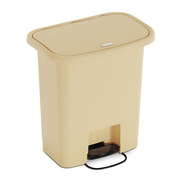 Waste Mate Plastic Waste Receptacle 8 Gallon Beige Ea