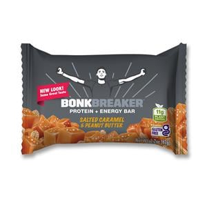 Bonk Breaker Protein Bar Plant-Based Salted Caramel/Peanut Butter Carton 12/Ct