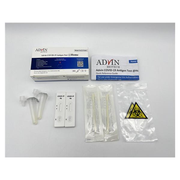 Advin COVID-19 Antigen Test At Home OTC 2/Bx