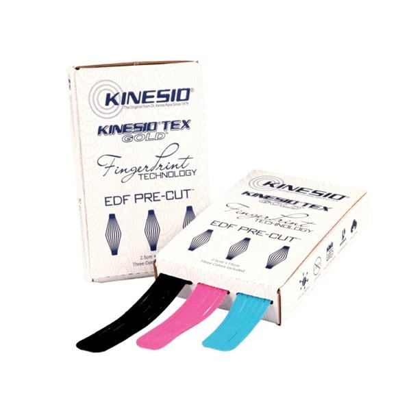 Kinesio Tex Gold FP Kinesiology Tape Cotton/Elastic 2x5.9" Assorted 10/CA