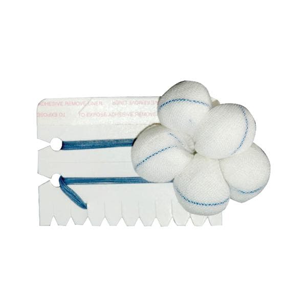 Cotton Gauze Tonsil Sponge 7/8" Sterile Medium X-Ray Detectable