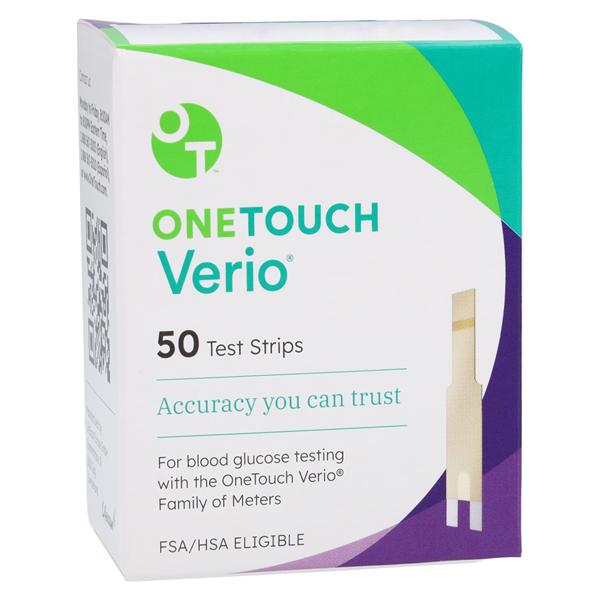 One Touch Verio Blood Glucose Test Strip 50/Bx