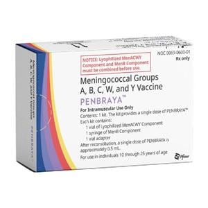 Penbraya Meningococcal ABCW & Y 10-25 Yrs Injectable 0.5mL Prefl Syr 1/Pk