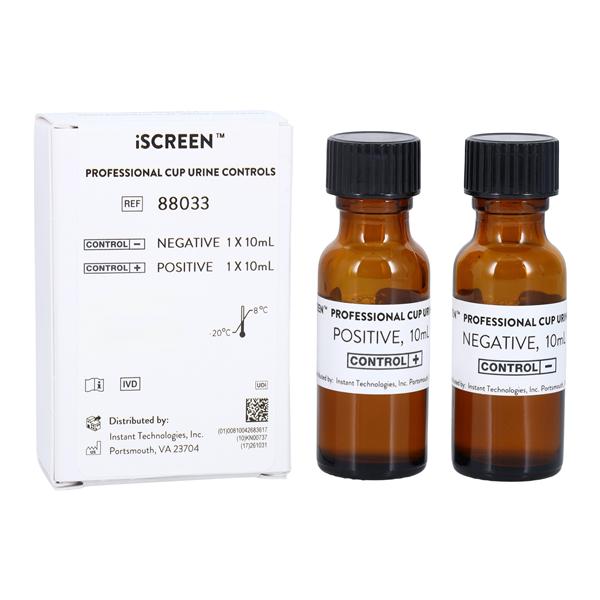 iScreen Drug Screen Positive/Negative Controls 2/Bx