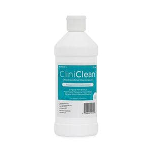 CliniClean Antiseptic Solution Antiseptic 16oz Flip Top Bottle Fragrance Free Ea