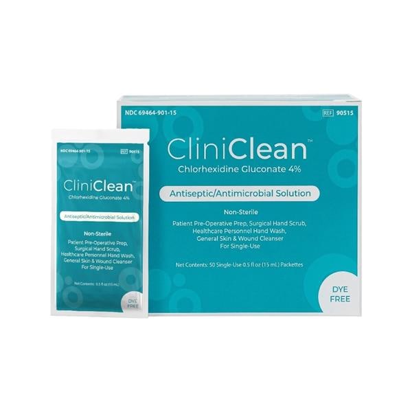 CliniClean Antiseptic 15 mL 50 / Pack Fragrance Free 50/Bx