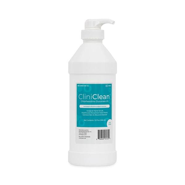 CliniClean Antiseptic Solution Antiseptic 32 oz Pump Bottle Fragrance Free Ea