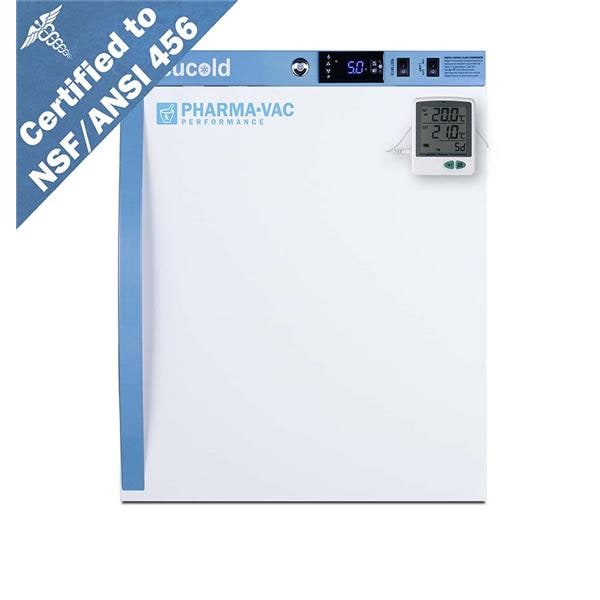 Accucold Performance Series Vax Refrigerator Nw 1.94 Cu Ft Sld Dr +2 to 8C Ea