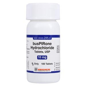 Buspirone HCl Tablets 10mg Bottle 100/Bt