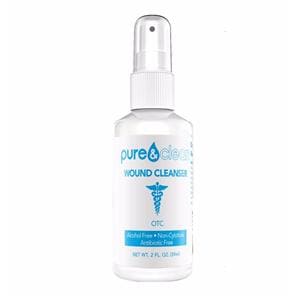 Pure & Clean Wound Cleanser Wnd Cr Topical Spray Alchl Fr 2oz Spray Bottle Ea