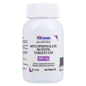 Mycophenolate Mofetil Tablets 500mg Bottle 100/Bottle