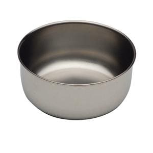 Sponge Bowl Round Stainless Steel Silver 1qt