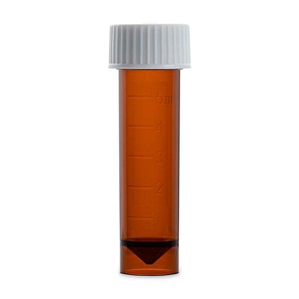 Polypropylene Transport Tube 5mL Nonsterile 1000/Ca