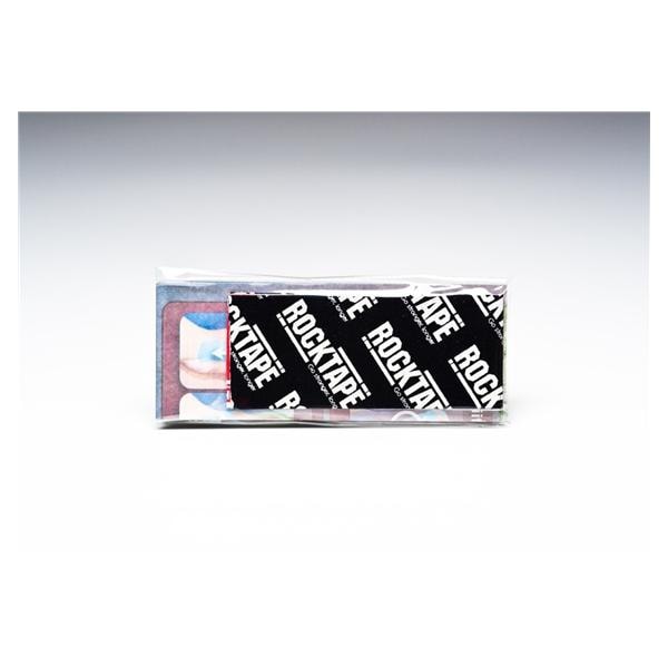 RockTape Kinesiology Strip 97% Cotton/3% Nylon 2x20" Black Ea