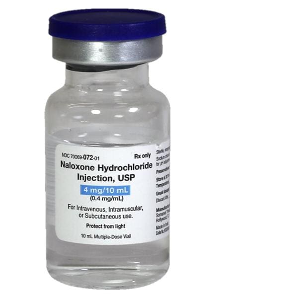 Naloxone HCl Injection 0.4mg/mL MDV 10mL 10/Pk