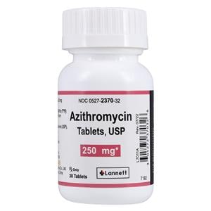 Azithromycin Tablets 250mg Bottle 30/Bt