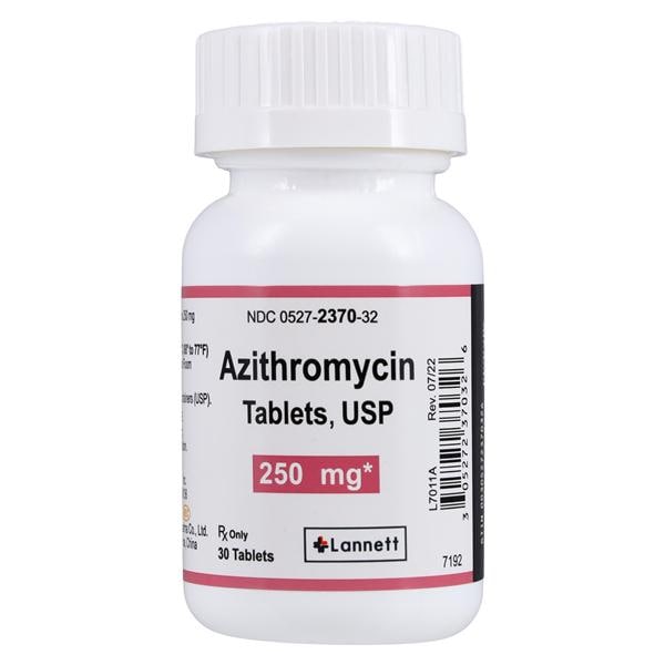 Azithromycin Tablets 250mg Bottle 30/Bt