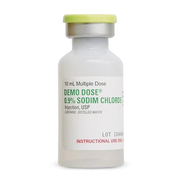 Demo Dose Instructional Use Only Simulated Diluent Training Ea